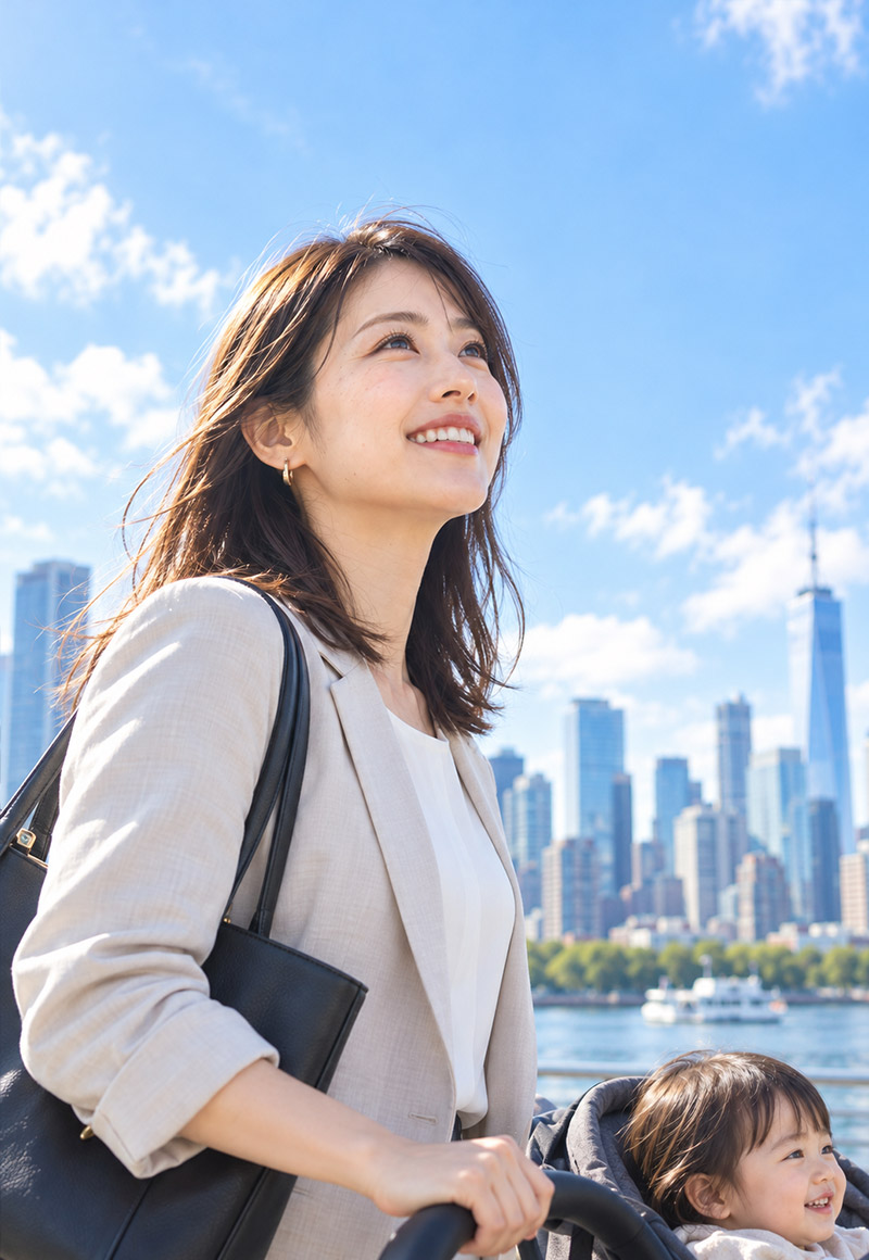 海外で子育てしながら働く
